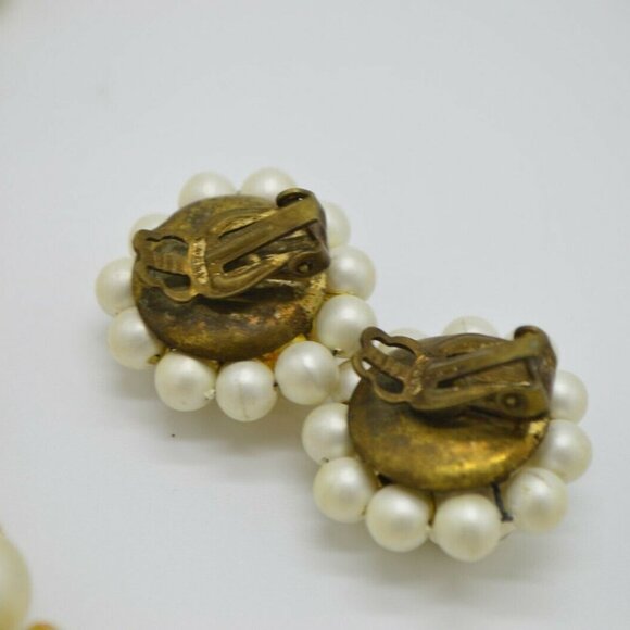 Japan Signed Multi-Strand Ivory Faux Pearl Prystal - Picture 3 of 7